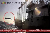 Hình ảnh hiếm có tên lửa Uran-E Việt Nam diệt mục tiêu trên biển