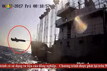 Hình ảnh hiếm có tên lửa Uran-E Việt Nam diệt mục tiêu trên biển