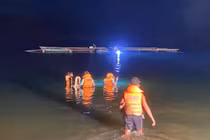 Đang nhậu nhảy xuống hồ thủy điện bơi, người đàn ông bị đuối nước