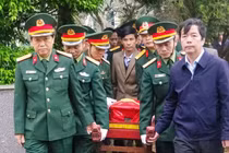 Truy điệu, an táng hài cốt liệt sĩ được tìm thấy tại Quảng Trị