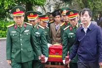Truy điệu, an táng hài cốt liệt sĩ được tìm thấy tại Quảng Trị
