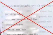 Danh sách bệnh nhân nhiễm HIV ở Quảng Bình là thông tin bịa đặt