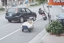 Video: Đánh lái tránh xe khách, xe tải suýt đè nát ô tô con