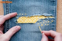 Clip: Mẹo khâu vá siêu dễ làm hồi sinh quần áo bị rách, thủng