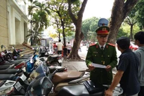 Hà Nội: Một cơ sở trông xe vi phạm bị phạt 25 triệu đồng