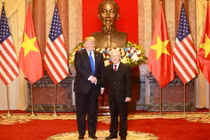 Tổng thống Donald Trump hội đàm Tổng Bí thư, Chủ tịch nước Nguyễn Phú Trọng