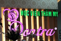 Học viện thẩm mỹ Dontra bị phạt tiêu hủy mỹ phẩm không nguồn gốc