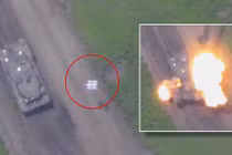 Mặt trận Kursk: Xe tăng Leopard 2 của Ukraine cháy như pháo hoa