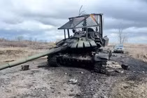 Hiệu quả của “mũ sắt” bảo vệ xe tăng Nga trước tên lửa Javelin?