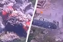 Sức tàn phá khủng khiếp của siêu bom 3.000 kg Nga thả xuống Ukraine