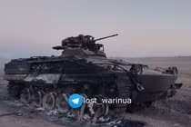 Xe bọc thép Marder-1A3 của Đức đầu tiên bị phá hủy ở Ukraine