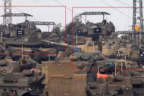 Học Nga, Israel cũng trang bị “mũ sắt” cho xe tăng để chống UAV 