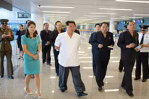 Ông Kim Jong-un thị sát nhà ga mới sân bay Bình Nhưỡng