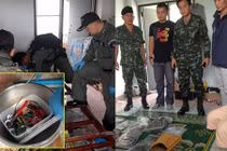 Cận cảnh lục soát căn hộ nghi phạm nổ bom ở Bangkok