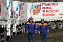 Đoàn xe viện trợ Nga đã tới biên giới Ukraine