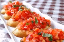 5 phút với bữa sáng Bruschetta kiểu Italy
