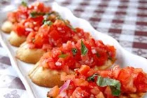 5 phút với bữa sáng Bruschetta kiểu Italy