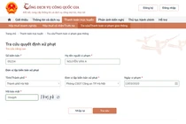 Hướng dẫn nộp phạt vi phạm giao thông trực tuyến