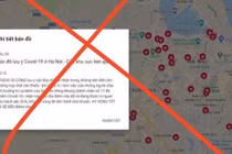 Sự thật về bản đồ dịch COVID-19 tại Hà Nội trên mạng internet