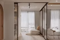 Căn hộ đẹp hút mắt với phong cách Japandi, tối giản nhưng tiện nghi