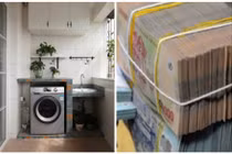 Đặt máy giặt đúng phong thuỷ: Gia chủ hốt tiền, vợ chồng hạnh phúc