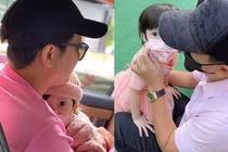 Khoảnh khắc đáng yêu của Trường Giang khi đưa con đi học