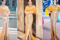 Phương Oanh đụng hàng với toàn hoa hậu mà chẳng lép vế