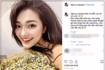 Người đẹp Ngọc Nữ nói gì trước thông tin Văn Đức có người mới?