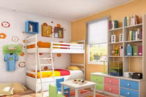 Thiết kế căn phòng cho trẻ đẹp lung linh nhờ các gam màu