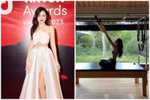 Midu diện áo cưới lộ cách giảm cân để có vòng eo 54