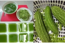 Lấy nước mướp đắng đông đá rồi thoa lên mặt, công dụng bất ngờ