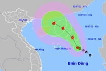 Áp thấp nhiệt đới có thể mạnh thành bão, sức gió giật cấp 9