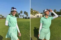 Văn Mai Hương gợi cảm khó tin nhờ chăm chơi môn "nhà giàu"