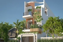 Nhà phố mê đắm mọi ánh nhìn, mặt tiền mang sắc màu nghệ thuật
