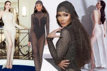 Mỹ nhân Việt khoe dáng trong đồ xuyên thấu: HHen Niê xứng danh "cao thủ"