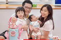 Em gái Trấn Thành mừng sinh nhật ái nữ, bé út giật spotlight