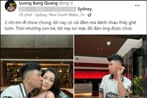 Lương Bằng Quang xưng 'chị' với Ngân 98, tuyên bố giật váy?