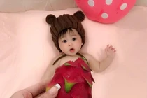 Fan cứng hội "yêu bếp": Thiết kế trang phục từ rau củ quả siêu độc cho bé 