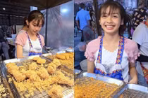 Ra chợ bán gà giúp mẹ, cô gái 17 tuổi bất ngờ nổi tiếng