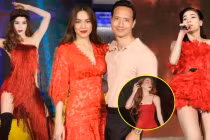 Hà Hồ và phong độ thất thường khi diện gam màu đỏ