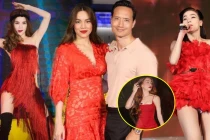 Hà Hồ và phong độ thất thường khi diện gam màu đỏ