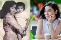 Việt Trinh khoe lại loạt ảnh khi còn nhỏ, bồi hồi nhớ về má