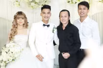 Hoài Linh bị vây kín khi xuất hiện tại đám cưới Mạc Văn Khoa