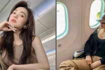 Minh Hằng và những lần biến sân bay thành sàn diễn thời trang 