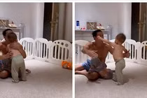 Hà Hồ tức giận khi con trai Leon thiên vị bố Kim Lý hơn