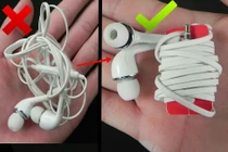 Dùng tai nghe có dây nhưng bạn đã biết gấp đúng chưa? 