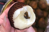 Quả lạ có vỏ hệt da rắn, giá cao chót vót vẫn cháy hàng