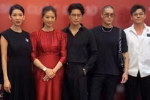 Huy Trần hộ tống Ngô Thanh Vân dự sự kiện