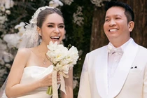 Đoàn Di Băng diện váy cưới lộng lẫy kỷ niệm 10 năm kết hôn