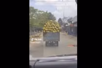 Video: Nghênh ngang giữa đường, xe ba gác nhận kết đắng lòng